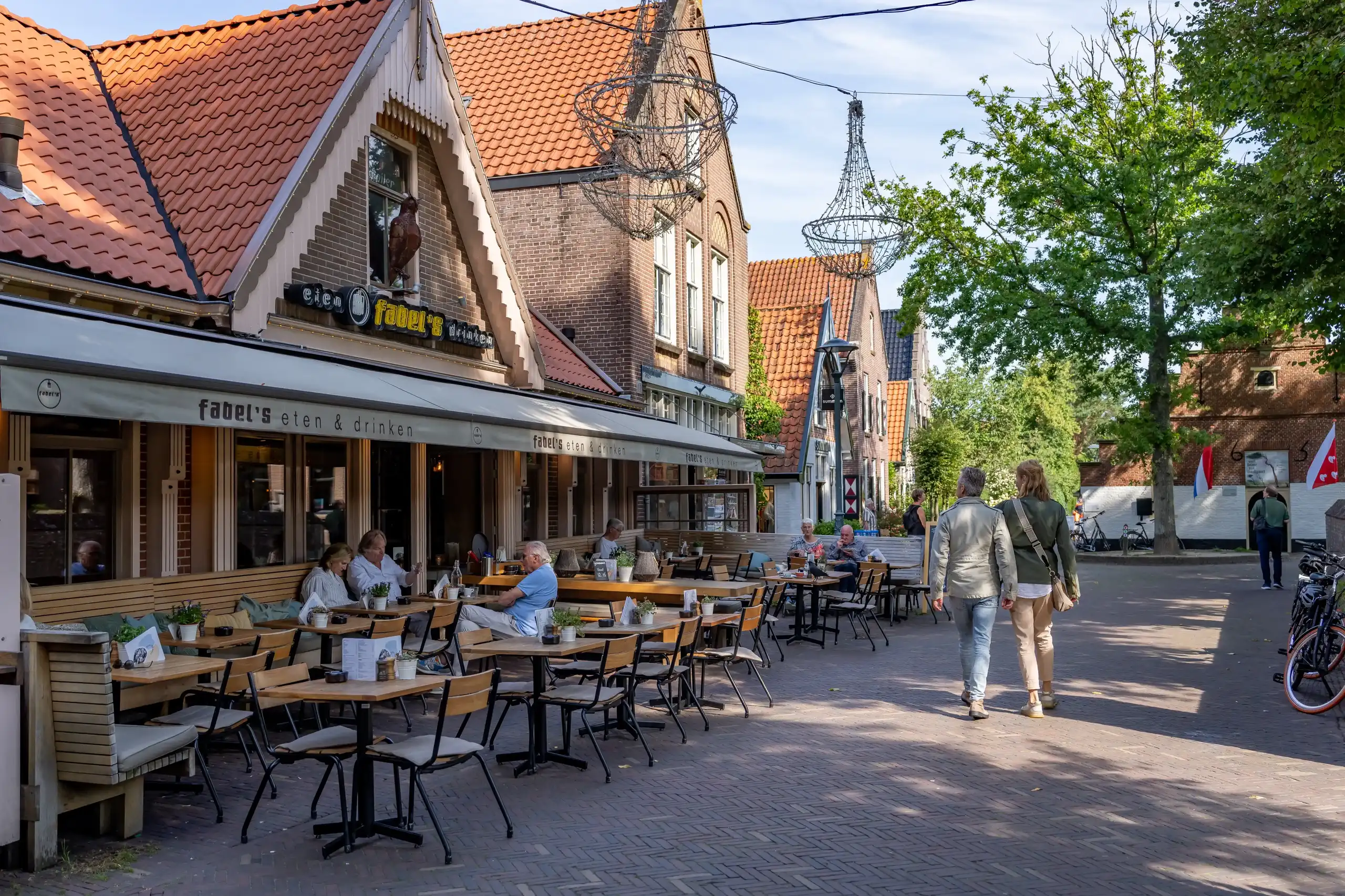 Terras van restaurant Fabel's